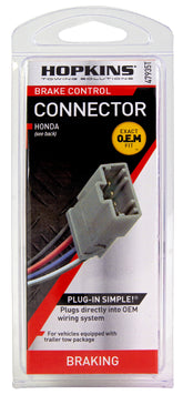 Hopkins 47935T Plug-In Simple Brake Control Connector for Honda (2006-2010)